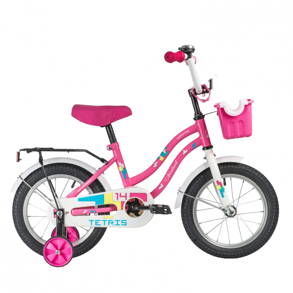 Велосипед детский NovaTrack Tetris 14" Розовый