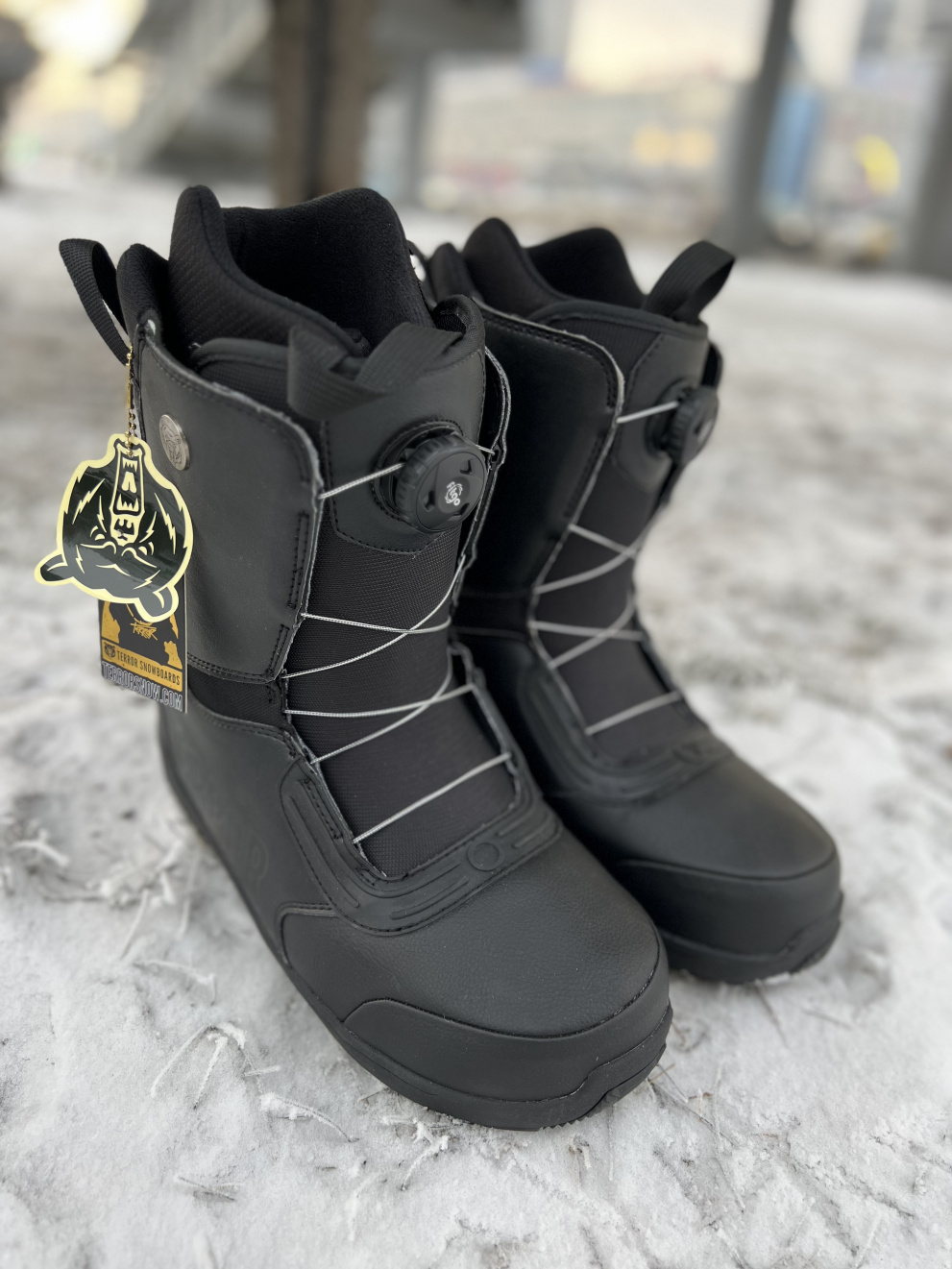 Ботинки сноубордические Terror на системе BOA чёрные