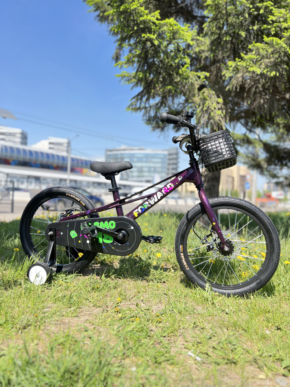 Велосипед детский Forward Cosmo 18" фиолетовый