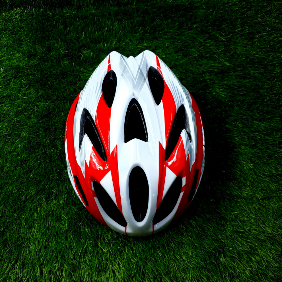 Шлем велосипедный FSD--HL057 Красно - белый