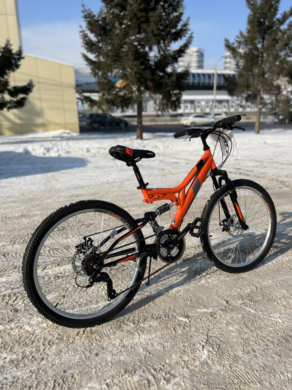 Велосипед Foxx Freelander 24" MD оранжевый ST