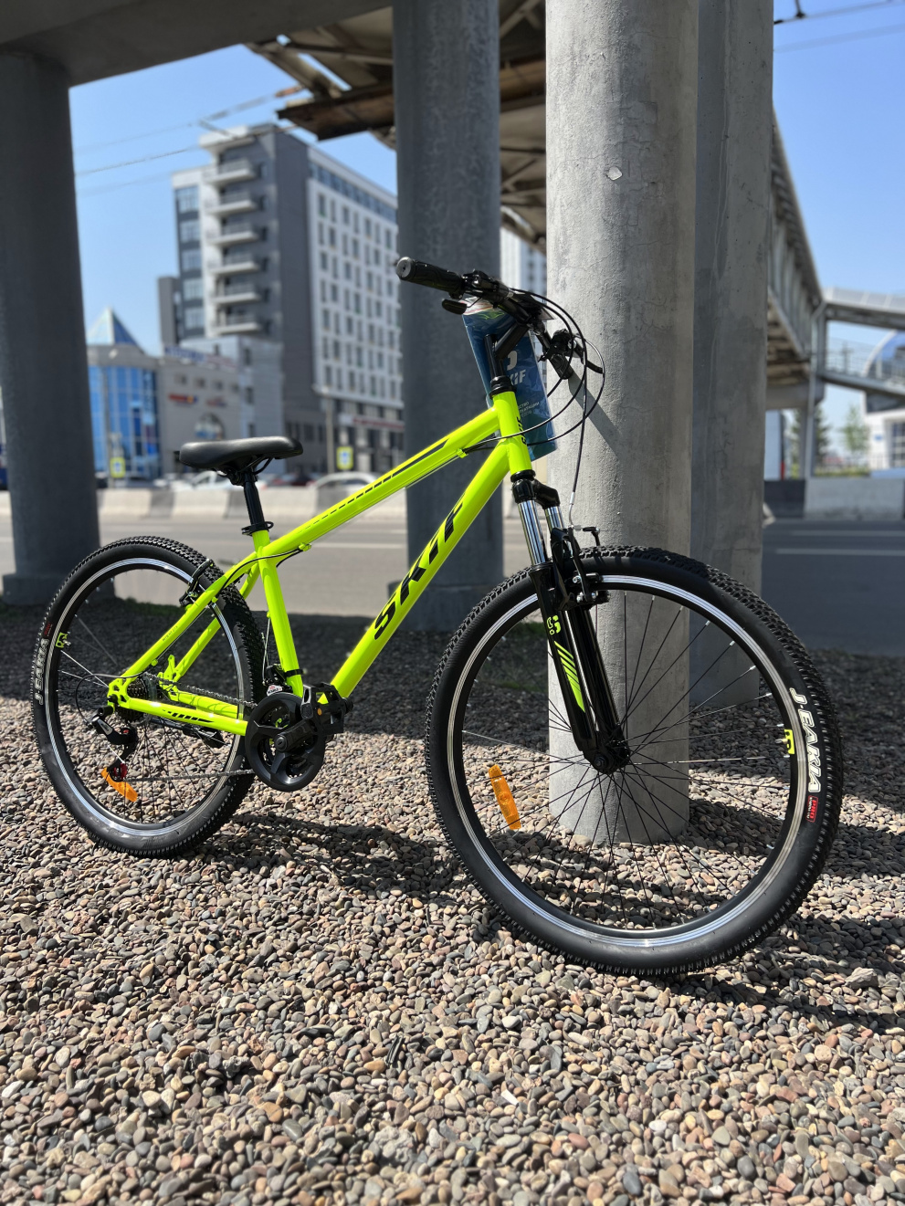 Велосипед SKIF MTB HT 27,5" V - brake зелёный