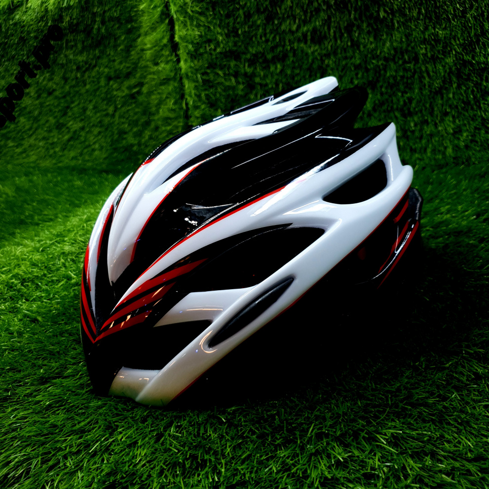 Шлем велосипедный FSD-HL008 Черно/белый/красный