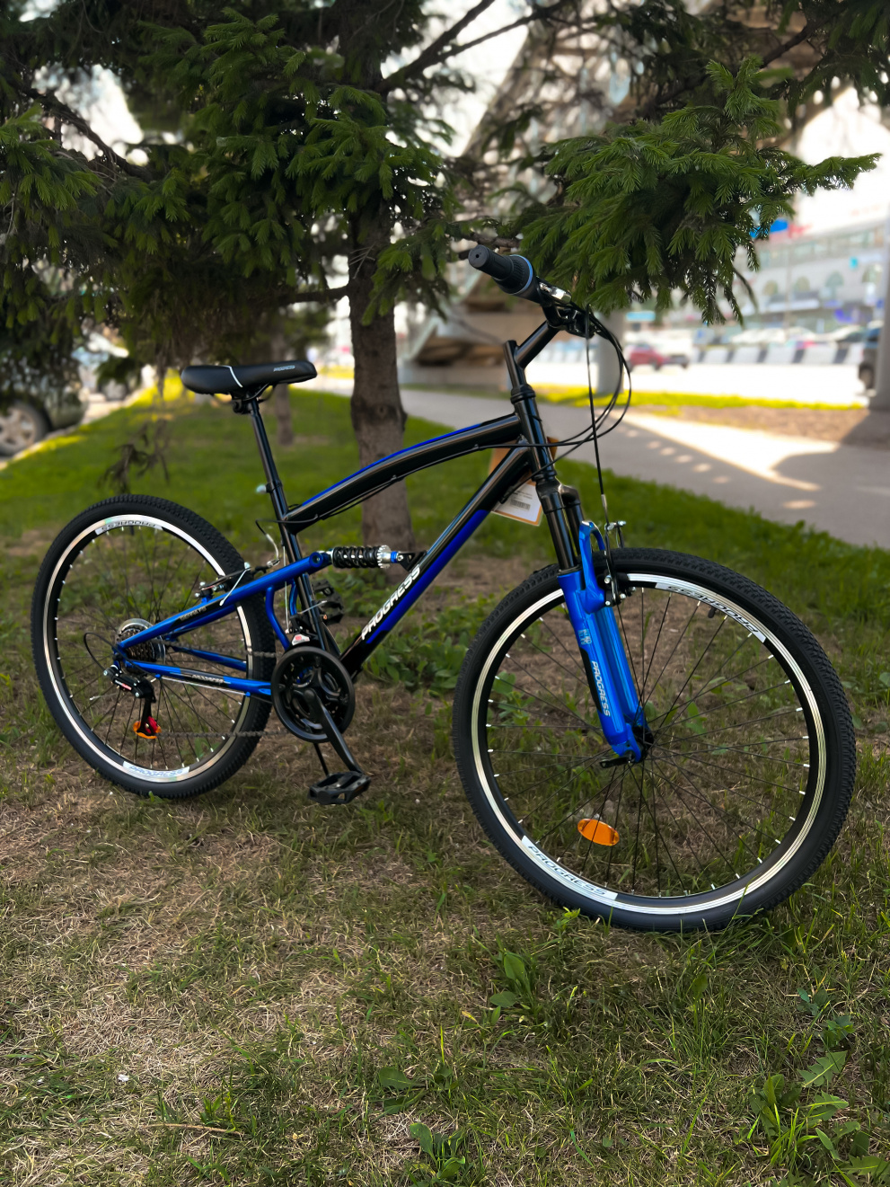 Велосипед Progress Sierra FS 26" черный/синий ST