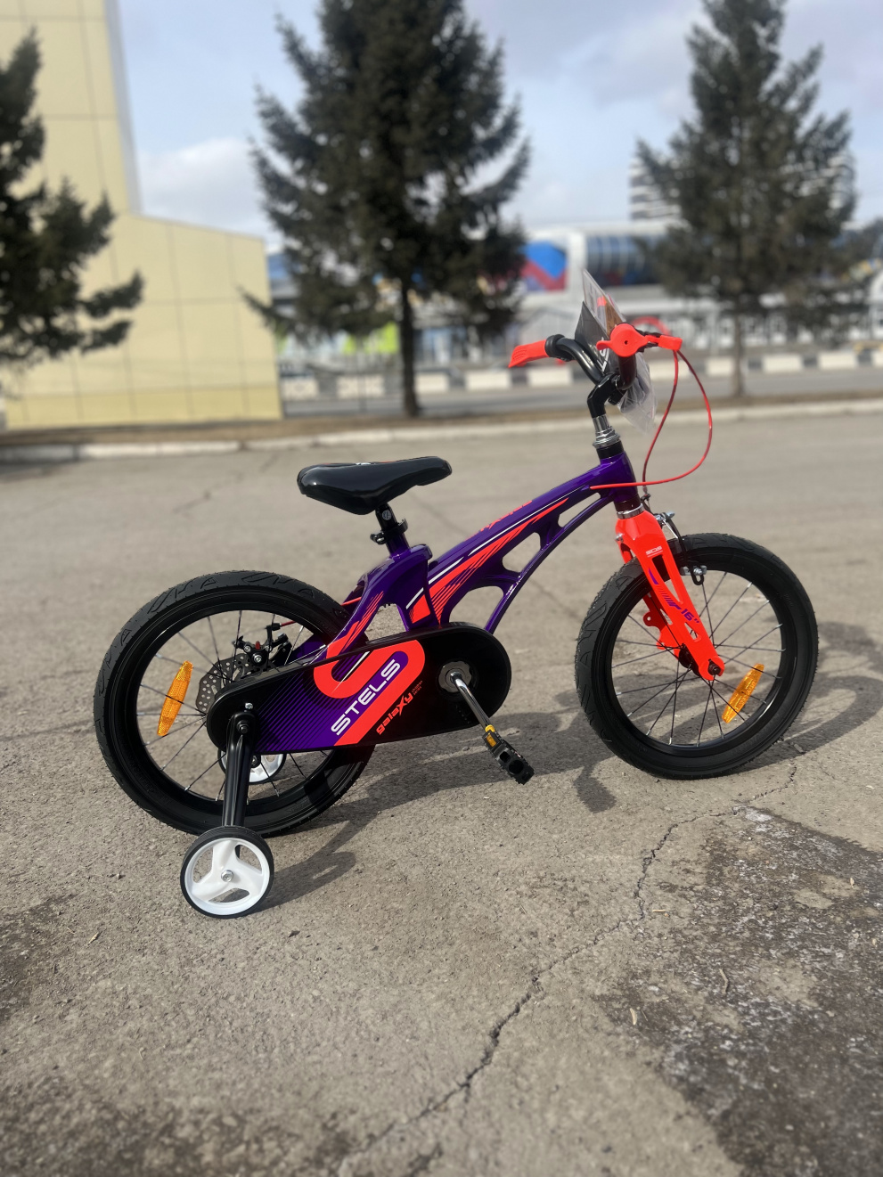 Велосипед детский Stels Galaxy 16" Фиолетовый