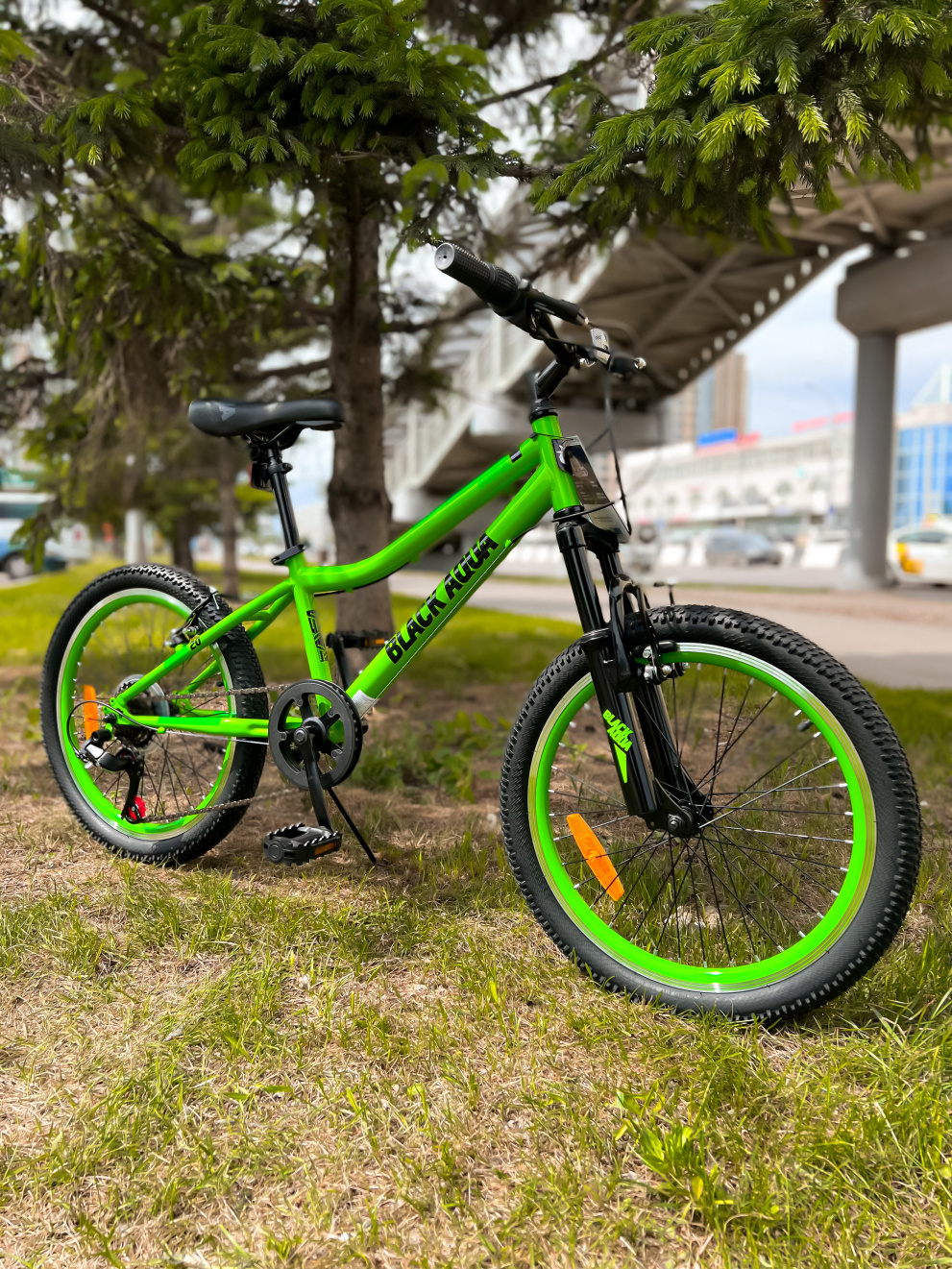 Велосипед BLACK AQUA Cross 1201 V 20" 6 скоростей (зеленый)