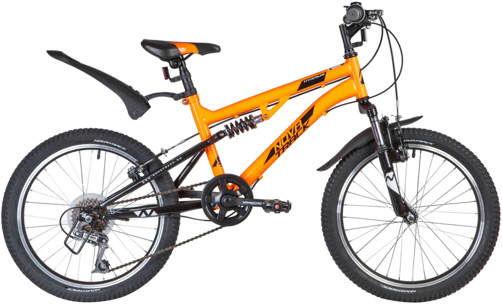 Велосипед Titanium 20" V 6 spd. Оранжевый